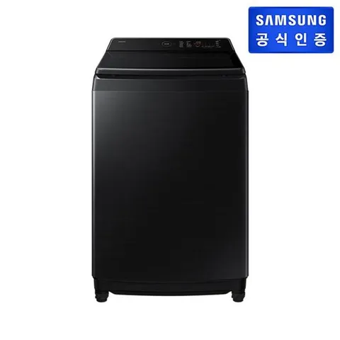 [하이마트] 삼성 그랑데 통버블 19kg 일반 세탁기 WA80F19SKB (블랙캐비어)