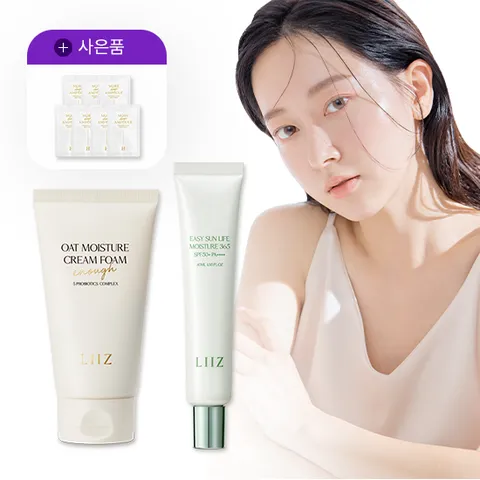 [땡스킴SET]이지선모이스처365 40ml+오트크림폼100ml