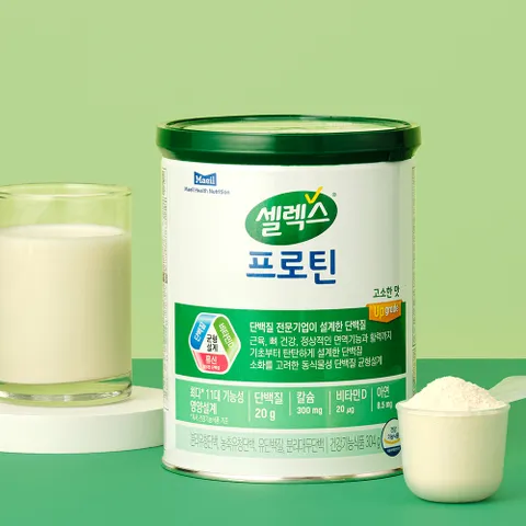 셀렉스 프로틴 고소한맛 304g 1캔 8일분