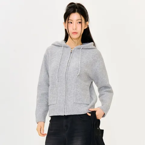 여성 후드 집업 스웨터 EFRG4372C0B_YS