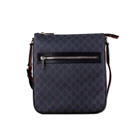 [명품]  GG 수프림 캔버스 남성 크로스백 블랙 792081 FADJA 1042