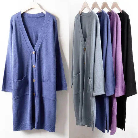 여성의류 EB 베이직니트롱가디건1690H208 빅사이즈