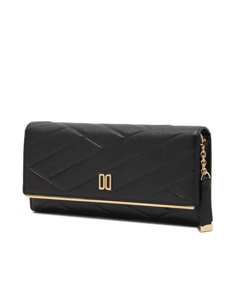 [선물포장/쇼핑백동봉][CARLISLE MODERN]블랙 칼라일 패턴 DD 3단 장지갑 DCWA3E411