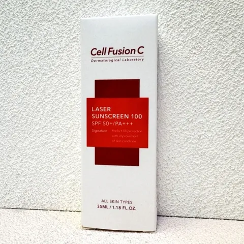 셀퓨전씨 35ML 레이저선크림 데일리 선크림 화장품 패키지 리뉴얼 야외활동 셀퓨전씨썬크림