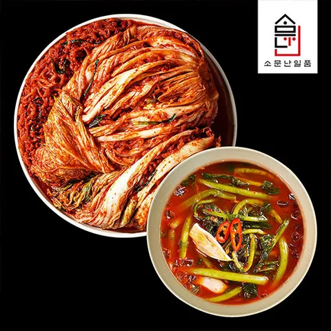 [소문난일품] 포천명가 배윤자 포기김치 5kg+열무물김치 3kg