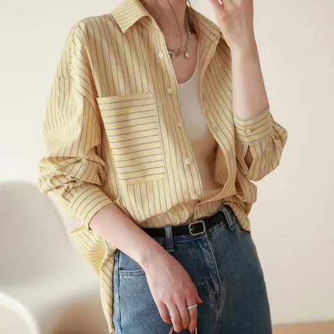 [브리치] 허그허그 / 슈가 스트라이프 셔츠