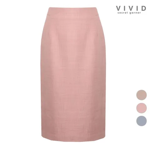 [하프클럽/VIVID 여성 여름 정장 미디스커트