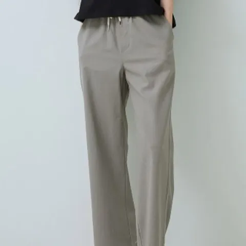 [하프클럽/모노무드] (밴딩)와이드 G126221 캐주얼 린넨통바지