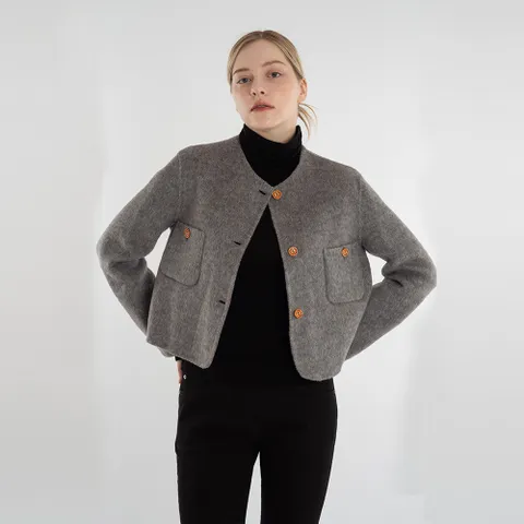 [최초가 159,000원] 헤니트 양모 세미 트위드 쟈켓 2종 택1