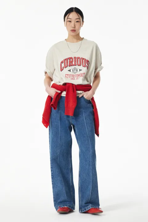33번.큐리어스 톰보이 티셔츠 9175222989 428519