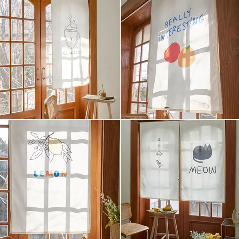 플랜 패브릭 포스터겸 가리개커튼80x1401장