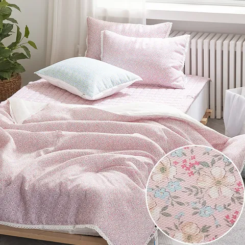 윤스홈 헤이즐 풍기인견100% 여름 누빔이불 퀸