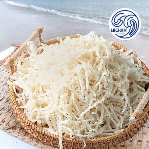 국내가공 백진미채 오징어채 상급 1kg 500g 300g / 진미채 볶음 반찬 튀김 안주