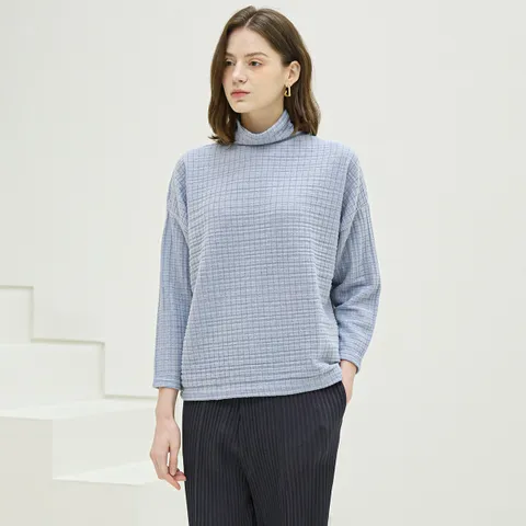 [최초가 98000원] 하이넥 플리츠 티셔츠(3colors)_YI10WRPTS01