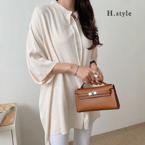 H스타일JB팀남방/여름/반팔/롱남방/셔츠/NB/블라우스/루즈핏/롱셔츠