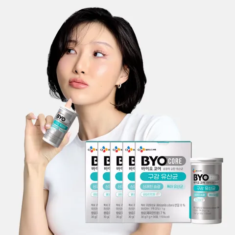 [CJ공식] 바이오코어 구강 유산균 30정 5박스