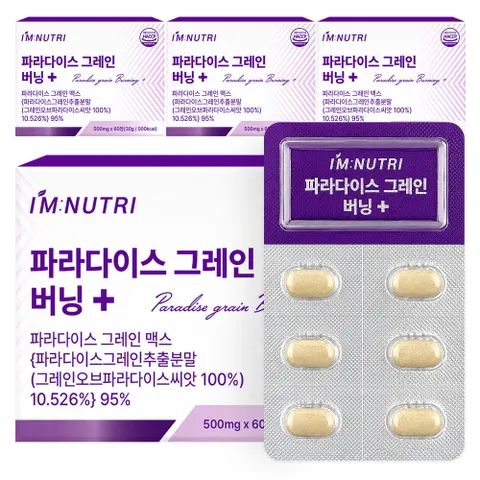 아임뉴트리 파라다이스 그레인 맥스 버닝 플러스 4개
