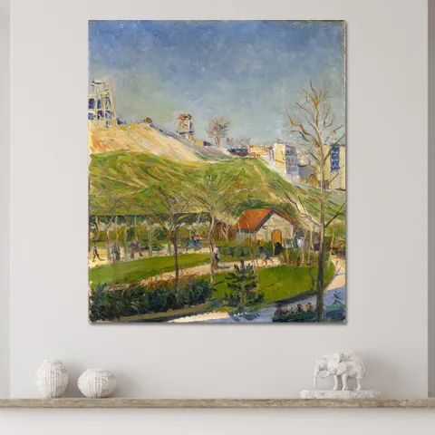 [트리빌리지] 생피에르 언덕 그림액자 벽 명화 인테리어50x60cm