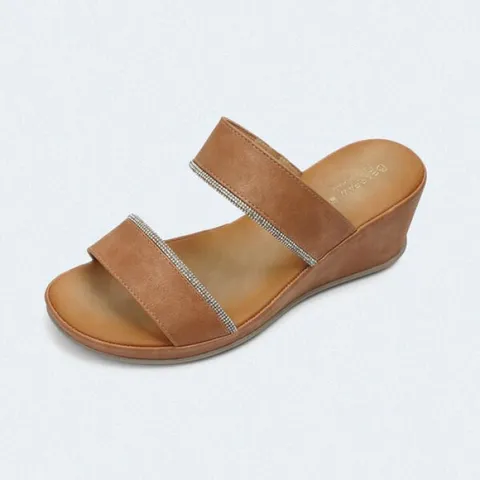 [롯데백화점](슈즈)]RIONA 여성웨지쿠션슬리퍼 K2979058RB 브라운