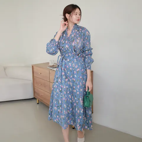 [CJ단독][최초가 99,000원]티엔 아사 플로럴 원피스