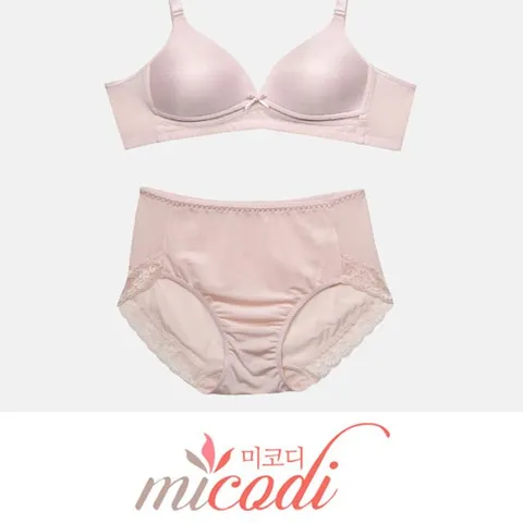 쾌적한 팬티 고급순면 A컵 데일리 브라 풍기인견 패션 노와이어