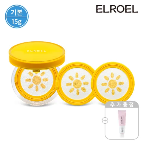 [기본] 파데프리 옐로우 팡팡 선쿠션 15g 본품1+리필2+비타크림 50ml