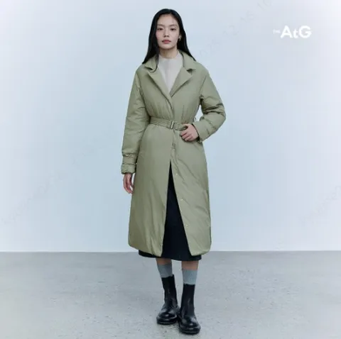 헝가리구스 후드 트렌치다운