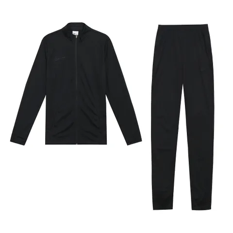 아카데미 드라이핏 남자 트레이닝세트 운동복 올검 올블랙 CW6131-011