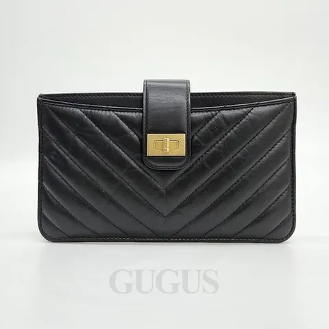 [구구스]중고명품  쉐브론 빈티지 2.55 장지갑 AP0158 (NO 3994261)