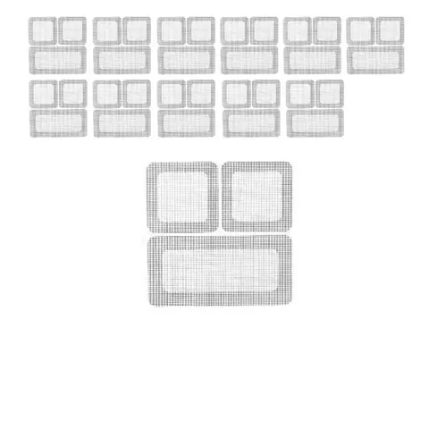 오래된 방충망을 보수하는 모기장 수리 스티커 12장 유치원모기장수리 어린이집모기장수리 유치