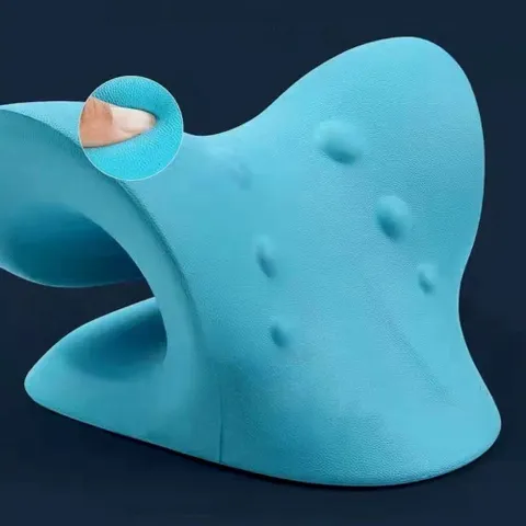 경추베게 C형 쿠션 목마사지 경추마사지 베게 경추배게 목운동기구 목지압기