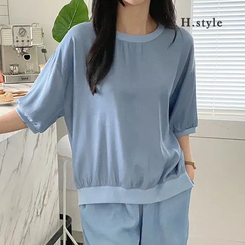 [하프클럽/에이치스타일]DK/청와샤반팔맨투맨/여름/반팔티