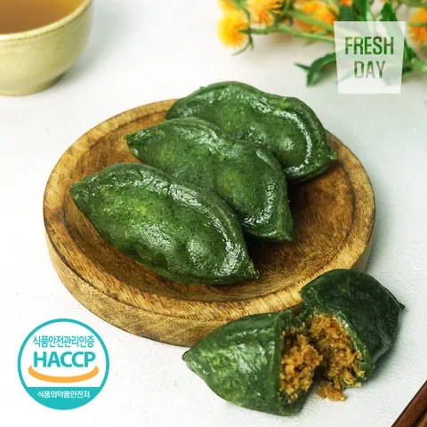 고창 울어매 모시송편 모싯잎 찐송편 깨 25입