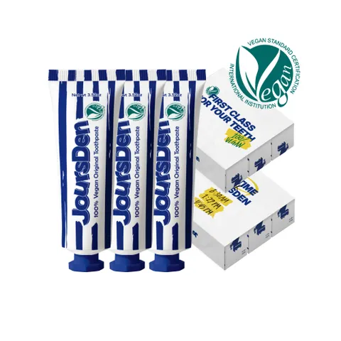 주르덴 100% 비건 수분치약 세트 100g, 3개