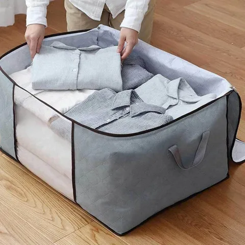 옷보관함 미니서랍장 수납정리 부직포 이불정리함 1+1