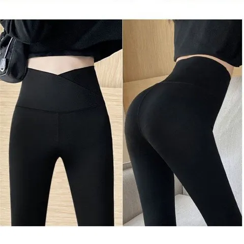 [오노마] ONM 요가 필라테스 슬림 허리 라인 크로스 쫀쫀 레깅스 (9872321)