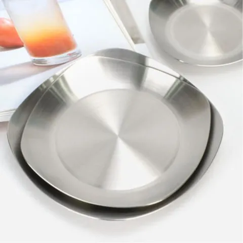 모던 심플 무광 스텐 사각 접시 그릇 - 2호(11.5cm) 반찬그릇 신혼그릇 개인그릇 반찬접시