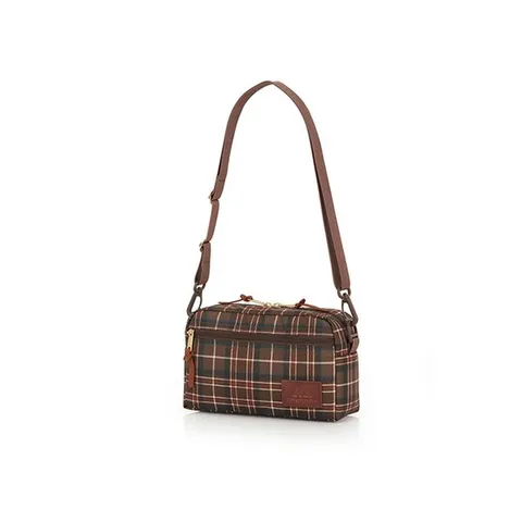 [하프클럽]  패디드 숄더 파우치 M - WOODLAND PLAID (08JT2112) 2.5L