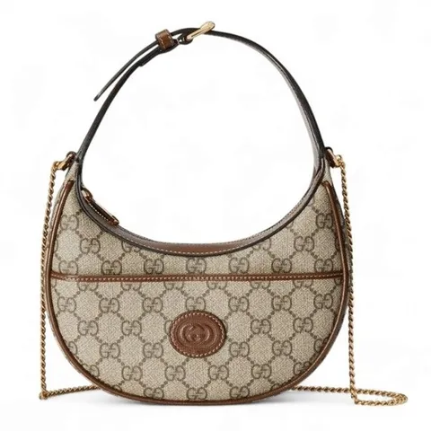 [명품]  GG 슈프림 하프문 체인 숄더백 726843 92TCG 8563 호보백