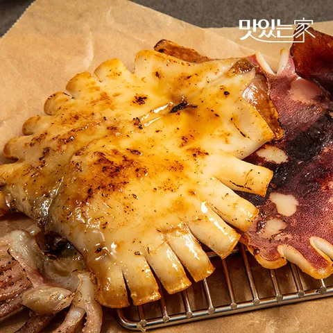 맛있는家 국내산 동해안 반건조 오징어 5미 500g 내외