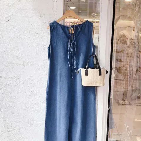 [브리치] 보블리에 / 뒷 리본 맥시 롱 원피스