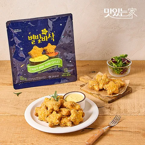 금왕 별빛바삭 미니돈까스 300gx3팩 소스60gx3봉 / 3세트