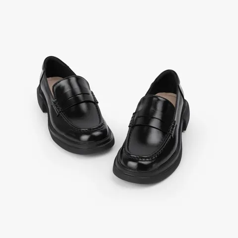 에디션 여성 가죽 로퍼 플랫폼 4CM O24P205