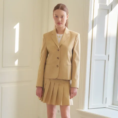 CHLOE STANDARD COTTON JACKET_BEIGE