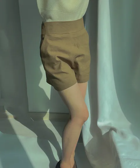 주인장 추천린넨 슬랙스 팬츠 반바지2color