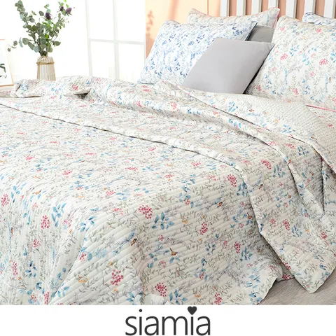 siamia 라린 천연모달100% 여름 줄누비이불 퀸 킹특대형