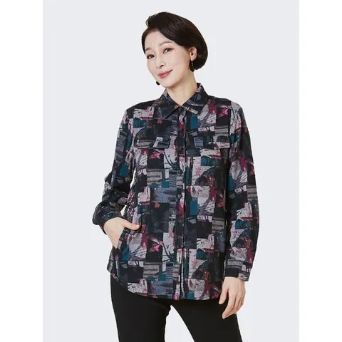 [하프클럽] 로베르 기모 셔츠형 재킷 K233JK03