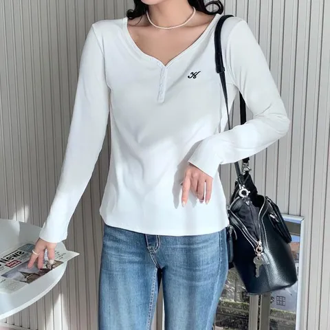 [오노마] ONM 넥 버튼 피치스킨 스타일도매 티셔츠 SD 베이 (33113655)