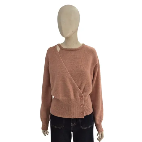 [롯데백화점][에이비에프지]라운드 랩스타일 니트 ADA1HW35A