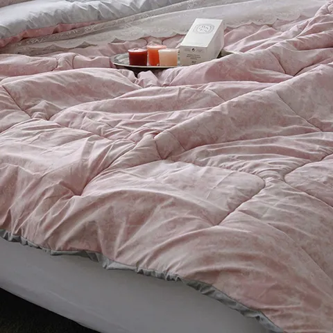 차렵 이불 핑크 퀸 침대 M2 겨울용 포근한 이불 차렵 사계절차렵이불 사계절이불
